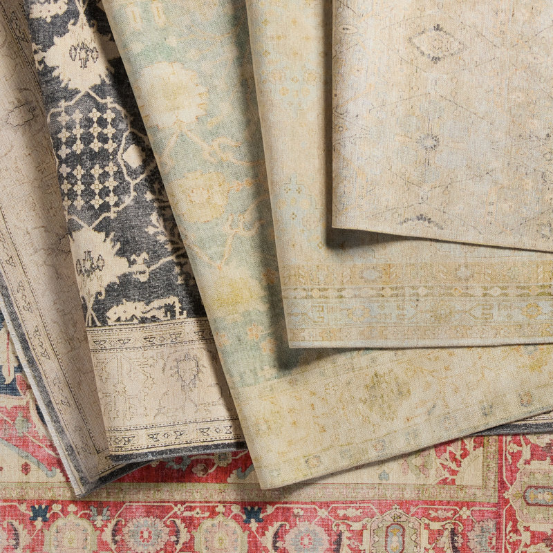 Yosgarth Floral Indoor Rug, Runner 2'6" x 8'