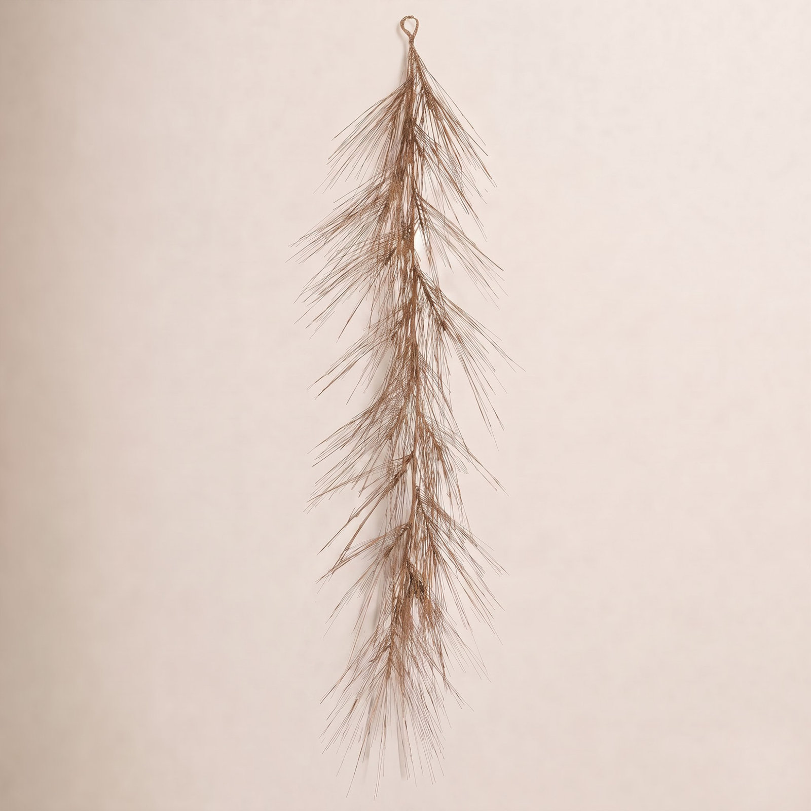48" Glitter Long Needle Pine Garland