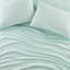 Drap pour très grand lit 4 pièces en molleton 100% doux au toucher - boulochage, lavable à la machine, avec drap plat, 2 taies d'oreiller ajustées, convient aux matelas de 16 po