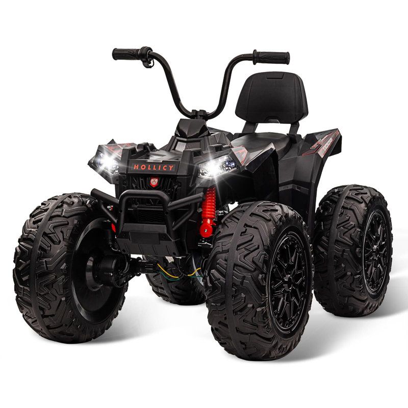 24V Ride On Car 4WD Quad Electric véhicule, Noir