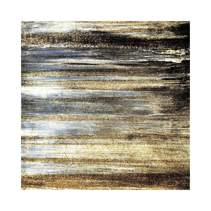 Brushed Gold by Kimberly Allen - Wrapped Canvas Print, 66.04 cm H x 66.04 cm W x 3.175 cm D