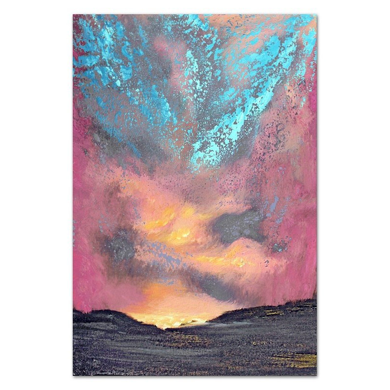 Abstraction - Wrapped Canvas Painting
