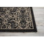 Tapis intérieur / extérieur gris anthracite à motif abstrait Ashby-20327437