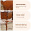 Bureau rectangulaire en bois massif avec tiroirs Walnut