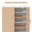 Armoire à chaussures moderne avec tablettes réglables-118810483