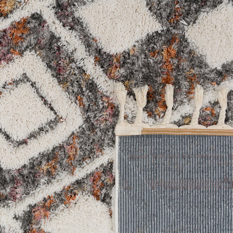 Lockaby Geometric Area Rug, Rectangle 80 x 150cm