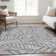 Premium Machine Washable Prisco Gray Rug