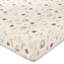 Clementine Fruits & Veggies Cotton Fitted Crib Sheet