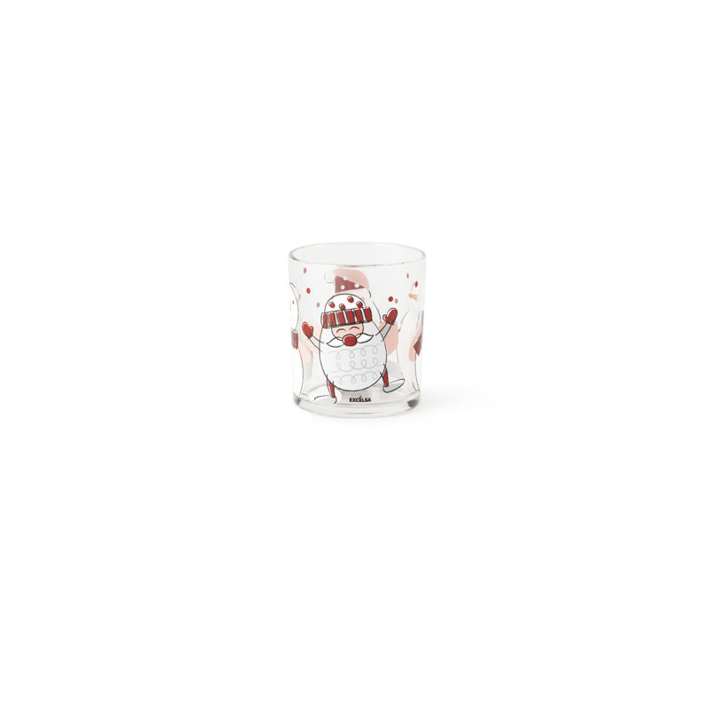 Snowman 250ml Drinking Glass Set