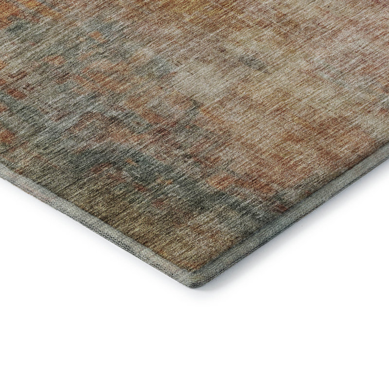 Premium Machine Washable Jessie AMF1213 Abstract Rug, Rectangle 10 pi x 14 pi