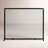 Anja Single Panel Iron Fireplace Screen-457144550