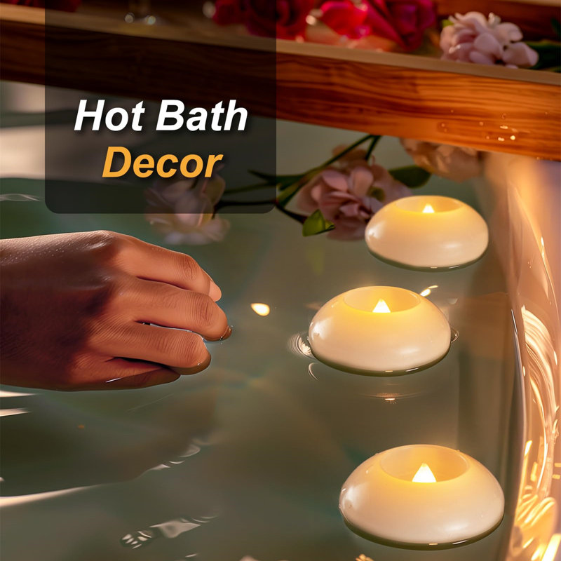Unscented Flameless Floating Candle