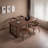 Rectangular Brown Solid Wood Dining Table-226723993