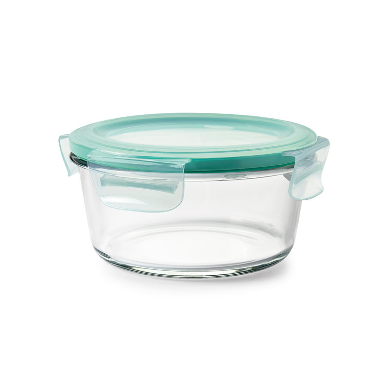 Good Grips SNAP Glass Round 8 Piece Container Food Storage Set