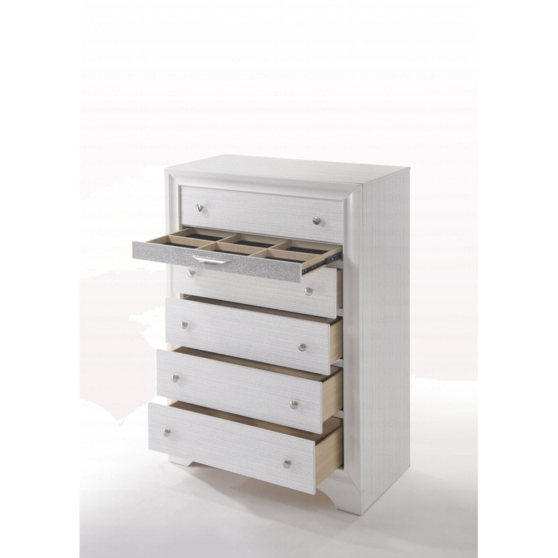Commode moderne blanche, Blanc