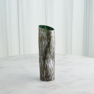 Dimple Handmade Glass Table Vase