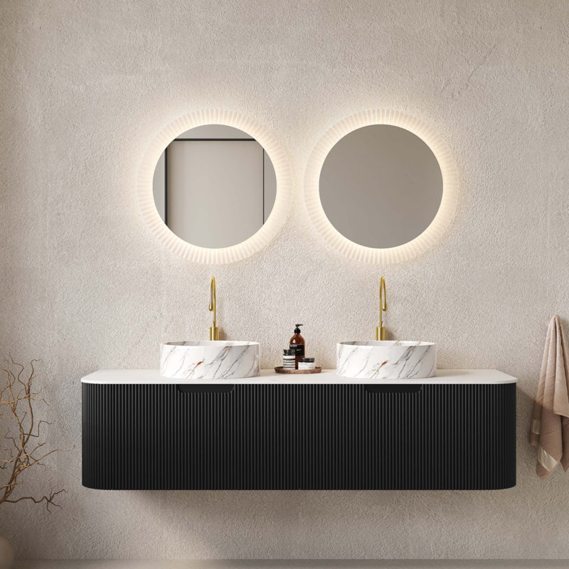60" Bathroom Vanity With Sinks