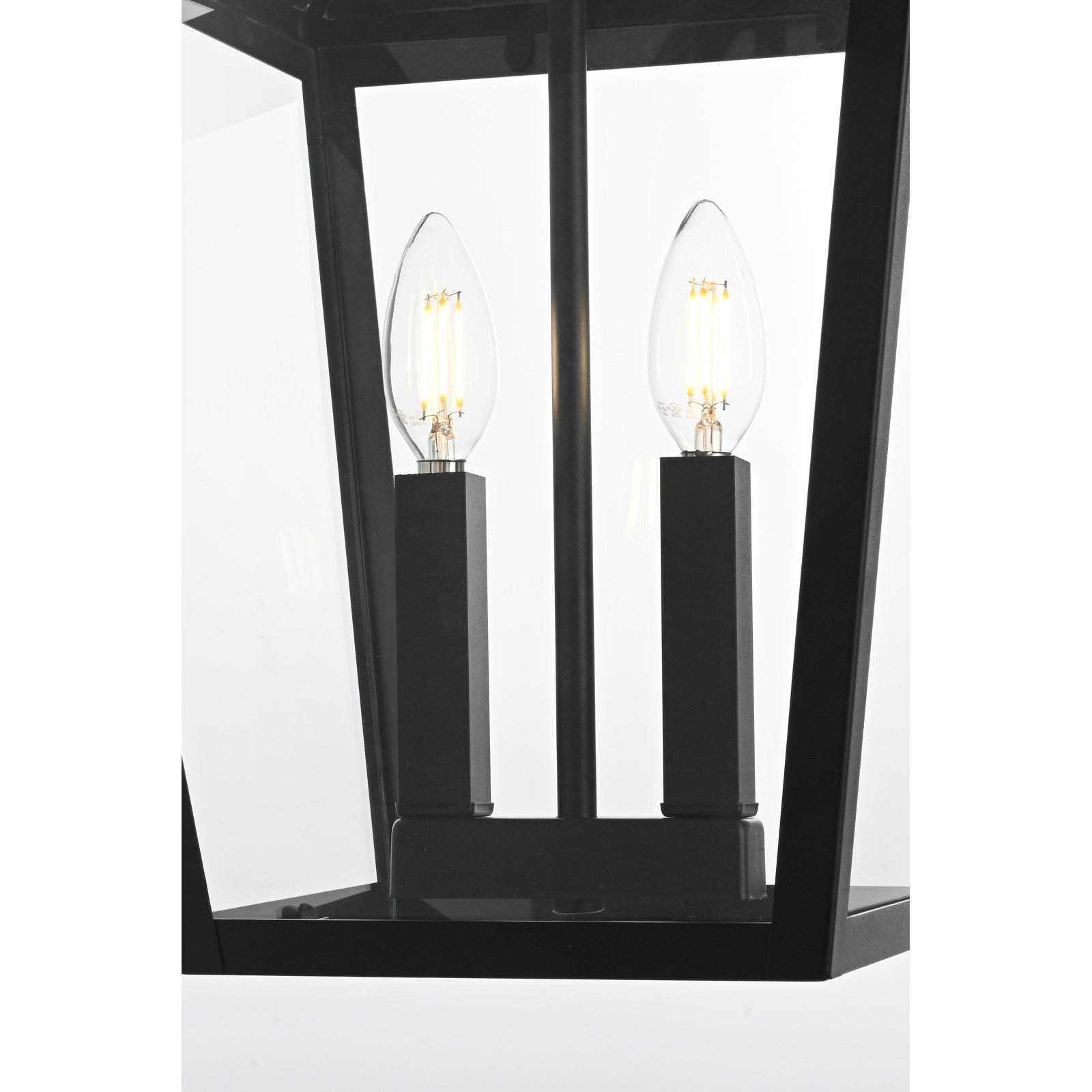 Outdoor Pendant Light, 19" H x 12" W x 12" D