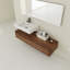 Meuble-lavabo mural 60 po avec lavabo en résine