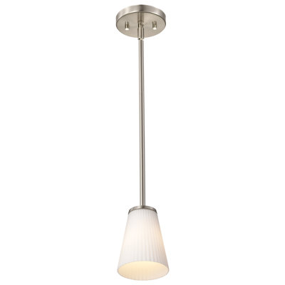 Royale - Large Pendant - Ribbed Glass