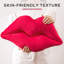 Housse et insert pour coussin en velours Lips-126482285