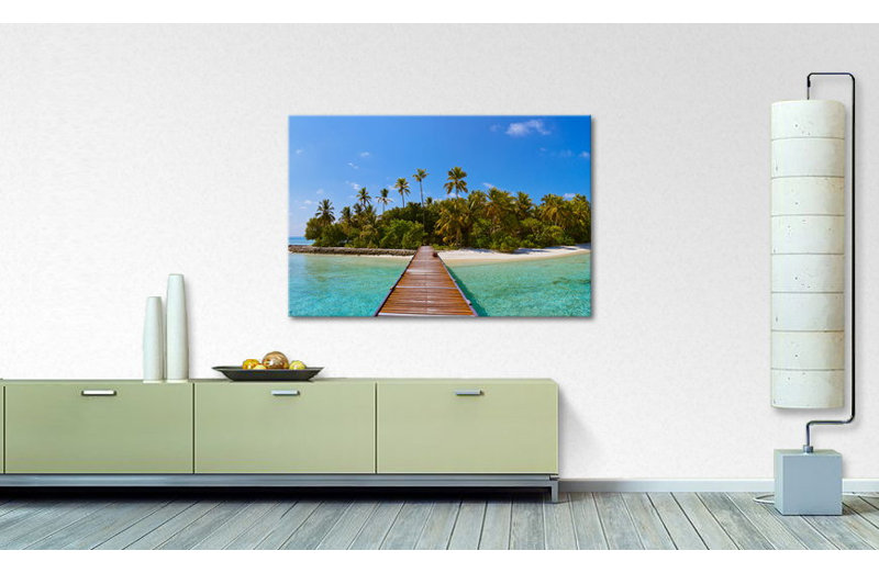 Stretched On Wooden Frame Print on Canvas, 80cm H x 100cm W x 2cm D