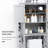 Daniza Freestanding Over The Toilet Storage