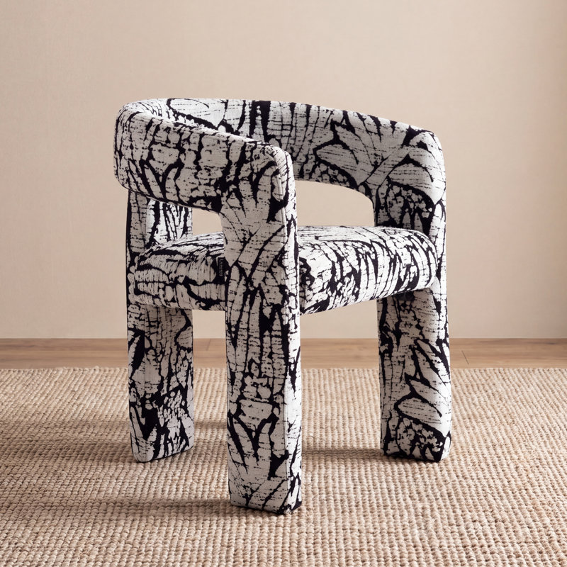 Fauteuil d'appoint Modern, Noir - Blanc