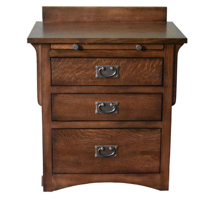 Table de chevet Velleman, Noyer