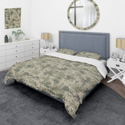 Military Pixel Uniform Polyester Camouflage Duvet Cover