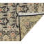 Tapis persan Ariel fabriqué à la main - noir - rose, 6 pi 2 po x 8 pi 11 po