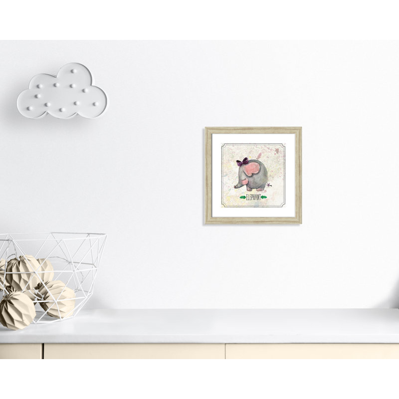 Adhésif décoratif 3 pi Jungle Day, Cadre plat beige, H 16 po x l 16 po x P 0,6 po