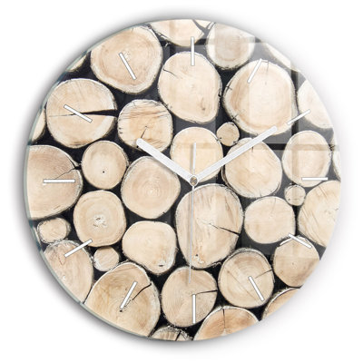 Glass Wall Clock
