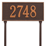 Hartford 1-Line Lawn Address Sign