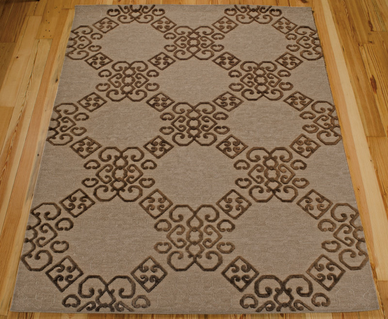 Veney Wool Abstract Indoor Rug, Rectangle 7'9" x 9'9"