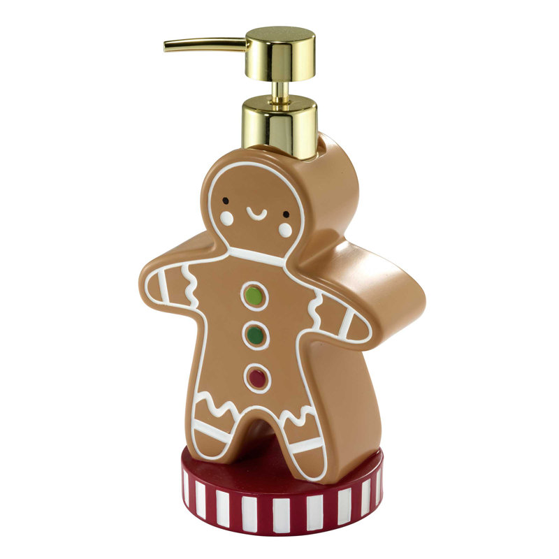 Gingerbread Man Bath Lotion Dispenser
