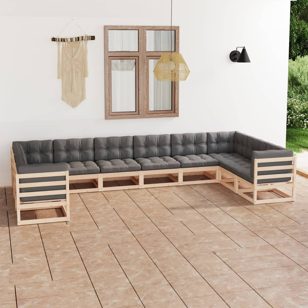 Gartensofa Huginn mit Kissen