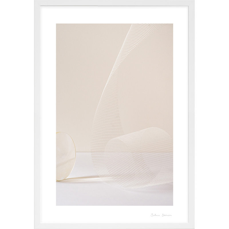 Balance 1 Print by Svetlana Smirnova, White Framed, 25" H x 17.5" W x 1.25" D