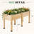 Yadid Raised Garden Bed, 72x24x30 Inches Elevated Wood Planter Box With Bed Liner, Legs, Divider, Drainage Holes, Stand For Backyard, Patio, 300 Lb Capacity - Light Wood-1924227540-1924227529