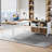 63" L-Shaped Executive Desk and 39 Drawer Lateral File Cabinet, L-Shape Office Credenza Desk Set