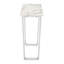 Console blanc et argent