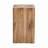 Compact 20" Modern Geometric Natural Wood Grain Pedestal End Table-1664774872-1672189776