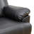 81" Premium Vegan Leather Reclining Living Room Sofa With Drop Down Table And Cup Holders