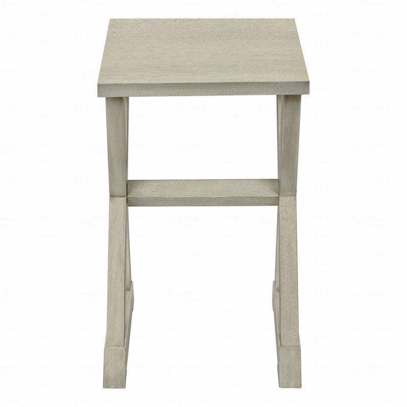 Table d'appoint, table de bout, table d'appoint, carré, table de chevet, lampe, transitionnel, Brun