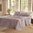 100% Washed Cotton Sheet Set-135828024-135828018