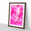 Pink Petals In Bloom - Single Picture Frame Print on MDF-56862724-56862729