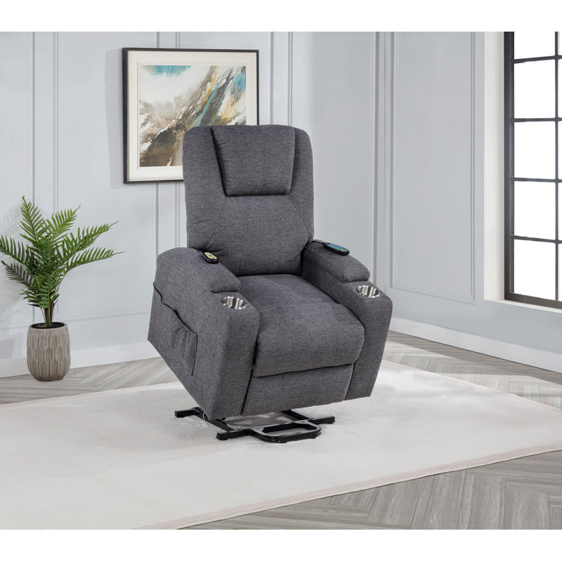 Fauteuil de massage Louie, Gris foncé