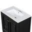 Meuble-lavabo de 30 po avec lavabo, deux portes avec tablette, charnières de porte à fermeture en douceur, style rétro-109514603