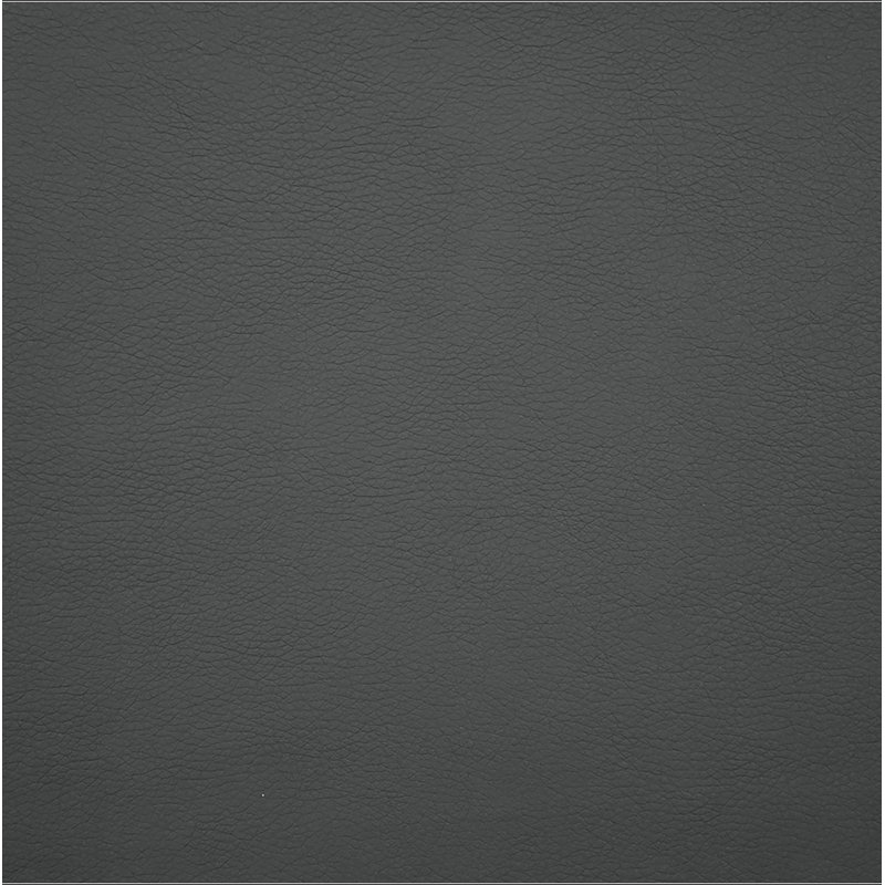 Tabouret de bar rembourré gris et chrome, Gris