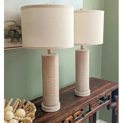 Sharnequa Ceramic USB Table Lamp